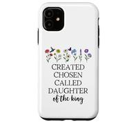 Created Chosen Called Daughter of King Bible Verse Christian Carcasa para iPhone 11