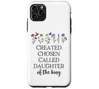 Created Chosen Called Daughter of King Bible Verse Christian Carcasa para iPhone 11 Pro MAX