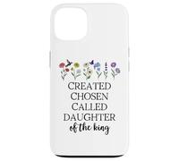 Created Chosen Called Daughter of King Bible Verse Christian Carcasa para iPhone 13