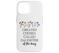 Created Chosen Called Daughter of King Bible Verse Christian Carcasa para iPhone 14