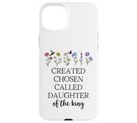 Created Chosen Called Daughter of King Bible Verse Christian Carcasa para iPhone 15 Plus