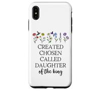 Created Chosen Called Daughter of King Bible Verse Christian Carcasa para iPhone XS MAX