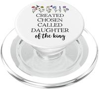 Created Chosen Called Daughter of King Bible Verse Christian PopSockets PopGrip para MagSafe