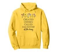 Created Chosen Called Daughter of King Bible Verse Christian Sudadera con Capucha
