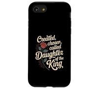 Created Chosen Called Daughter of King Christian Jesus God Carcasa para iPhone SE (2020) / 7/8