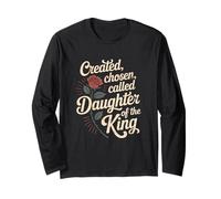 Created Chosen Called Daughter of King Christian Jesus God Manga Larga