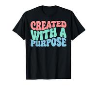 Created with A Purpose Groovey Christian Ephesians 2:10 Camiseta