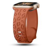 CreateGreat Correa de silicona transparente compatible con Apple Watch de 41 mm, 40 mm, 38 mm, 45 mm, 44 mm, 42 mm, para mujeres y hombres, correa de silicona transparente con patrón impreso, nunca se