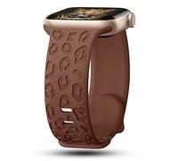 CreateGreat Correa de silicona transparente compatible con Apple Watch de 41 mm, 40 mm, 38 mm, 45 mm, 44 mm, 42 mm, para mujeres y hombres, correa de silicona transparente con patrón impreso, nunca se