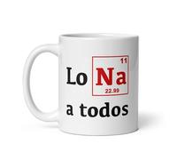 Creatello Taza Los odio a todos Lo Na a Todos - Humor Químico para Geeks de la Ciencia Quimica