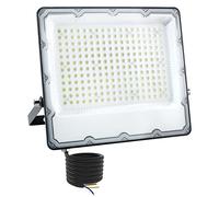 CREATESTAR Foco LED Exterior 200W, 6500K Blanco Frío Foco Proyector LED Exterior de 20000LM, IP66 Impermeable Luz de Seguridad para Patio Trasero, Jardín, Garaje -1 pieza