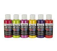 Createx Colors 5811-00 Pearl Sample Airbrush Set, 2 oz.