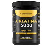 Creatina 5000 Mega Caps, 5000 mg creatina monohidratada/día, 300 cápsulas veganas, 100% pura, control laboratorio