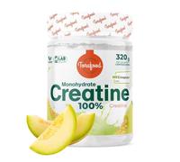 Creatina Creapure Monohidrato en Polvo | 320G | Sabor Melón | Aumento de Masa Muscular y Resistencia | Gran Solubilidad | 100% Vegana | Torafood