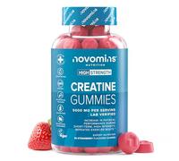 Creatina Gominolas - 5000 mg de Creatina Monohidratada por Porción - Alternativa a las Creatine Monohydrate Capsulas y Polvo - Para el Rendimiento Fisico y el Pre Workout - 90 Gominolas - Novomins