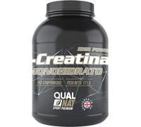 Creatina - L-creatina monohidratada - Formato 180 capsulas - QUALNAT - Puede Contribuir al Aumento de la masa muscular, fuerza y resistencia -Aminoácido para Ganar Músculo