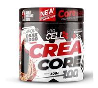 Creatina Monohidratada 100% Pura Sin Aditivos y Sin Azucar (300g) Suplemento Deportivo de Creatina en Polvo para Aumento de Fuerza y Recuperación Muscular - Consumo Diario CreaCore (Dark Blood)