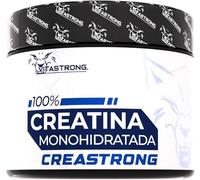 Creatina Monohidratada 3000mg CreaStrong Pura y Vegana, Creatina Monohidrato Sin Aditivos Pre y Post Workout, Alternativa a Cápsulas y Comprimidos, Monohidrato de Creatina Vitastrong 250g Certificada