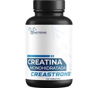 Creatina Monohidratada 3000mg CreaStrong Vegan, Creatina Monohidrato Comprimidos Vitastrong Alta Potencia, Suplementos Deportivos Pre y Post Workout, Monohidrato de Creatina para Fuerza y Resistencia
