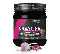 Creatina Monohidratada 300g Frutos del Bosque | Drasanvi Sport Live | Creatina Monohidratada Micronizada 200 Mesh de Alta Solubilidad, 3g por Dosis, 88 Servicios, Vegana, Sport Live