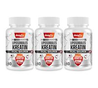 Creatina Monohidratada 4220 mg - Alta Dosis - 100% Monohidrato de Creatina Micronizada Pura - 15X Absorción Más Rápida con Creatina HCL - Fortalece la Fuerza Muscular - 60 Unidades (Paquete de 3)