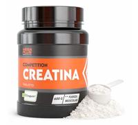 Creatina monohidratada - Competition - Mega Plus - Creapure - en polvo - Sabor neutro - batido proteinas - Sin aditivos - Vegana - Para mejorar el Rendimiento y la Potencia Muscular - 600gr (170006)