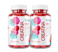 Creatina Monohidratada en Gominolas 3000 mg | Gummies de Creatina Sin Azúcar | Sabor Fresa Ácida | Mejora Fuerza y Rendimiento