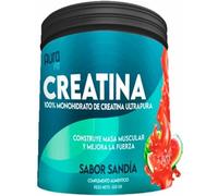 Creatina Monohidratada en Polvo 100% Pura | Para Mejorar Rendimiento y Potencia Muscular | Sabor Sandía | Sin Gluten | 300gr