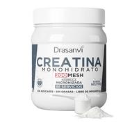 Drasanvi Creatina Monohidratada en Polvo 300 gr | 100% Creatina Pura Micronizada 200 MESH | 3g por Ración | Vitalidad Física, Energía Muscular, Concentración | Sin aditivos, Vegana | Sabor Neutro