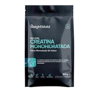 Creatina Monohidratada en Polvo 300g, 100 Días,100% Puro, Factor Malla 200 | 100% Monohidrato de Creatina Micronizada - Sin Sabor, Apto para Veganos, Cuchara Incluida, Sin OGM ni Gluten