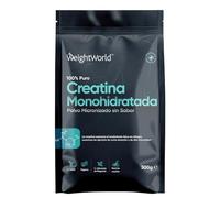 Creatina Monohidratada en Polvo 300g para 100 Días - 100% Puro, Factor de Malla 200, 100% Monohidrato de Creatina Micronizada - Sin Sabor, Apto para Veganos, Cuchara Incluida, Sin OGM ni Gluten