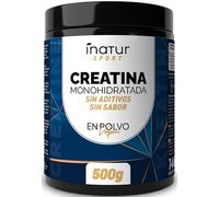 Creatina Monohidratada en polvo 500g / 146 dosis - 100% Creatina Monohidrato Micronizada - Pura - Sin aditivos - Sin Sabor - Vegana - Incluye dosificador - Alta solubilidad - Creatine Powder