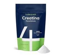 Creatina Monohidratada en Polvo 500g - Creatina Monohidrato Micronizada 200 Mesh, 100% Pura y Vegana, Sin Sabor, Suplemento para Rendimiento Deportivo, 147 Porciones - 4 HIM & HER