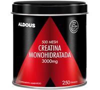 Creatina Monohidratada en polvo 500mesh- Creatina monohidrato +2 meses GYM | 250g - Con dosificador - Pre entreno Gimnasio -Creatine monohydrate sin sabor -Recuperador Muscular, Deporte - ALDOUS