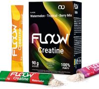 Creatina Monohidratada Micronizada 3000mg (30 Sticks de 3g) Mix de Sabores | Creatine en Polvo Pura sin azúcar ni Maltodextrinas - Suplemento Deportivo para Masa Muscular, Recuperación y Energía
