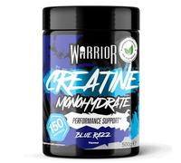Creatina Monohidratada Micronizada Warrior 500 g - Suplemento Deportivo 100% Puro - Mejora Rendimiento y Recuperación Muscular - 5 g por Ración - Alta Absorción y Máxima Pureza (Frambuesa azul)