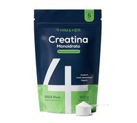 Creatina Monohidratada Polvo 500g, 5 Meses - 100% Pura, Sin Sabor y Soluble - Micronizada 200 Mesh, 147 Porciones - Vegana para Hombres y Mujeres - Sin Gluten, Sin Aditivos - Monohidrato - 4 HIM & HER