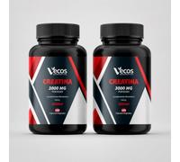 Creatina Monohidratada Pura de 3000 mg por Dosis para Aumentar Rendimiento, Fuerza y Masa Muscular | Suplemento Deportivo para Aumentar Resistencia | 160 cápsulas vegetales