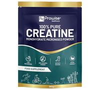 Creatina Monohidrato en Polvo | 100 Porciones - Bolsa de 360 g | Creatina Monohidrato 100% Pura y Micronizada | Fácil Disolución | Sin Sabor | Vegano (No son gominolas ni tabletas)