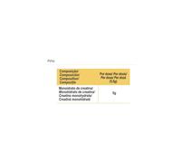 Creatine gold nutrition monohydrate pineapple - 200 g Talla única