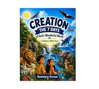 Creation: The 7 Days of God's Wonderful World for Kids Ages 3-7: A Beautifully Illustrated Bible Story with Fun Activities, Memory Verse, Prayer, Parent Guide, and Certificate for Kids Ages 3-7