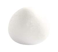CREATIV 100263 Huevos de poliestireno, 12 cm, 5 unidades, color blanco