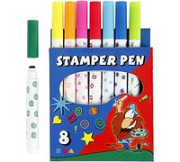 Creativ 100263 Marcadores de sellos, 8asstd, multicolor