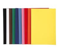 Creativ 100263 - Papel de terciopelo (A4, 21 x 30 cm, 140 g, 10 hojas, color azul