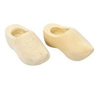 Creativ 100263 - Zuecos holandeses de Madera, L: 40 mm, 2 Pares