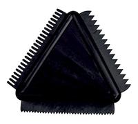 Creativ 10463 - Peine de goma (9 cm, 1 unidad), Negro