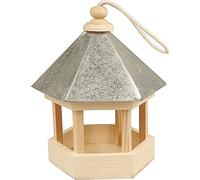 Creativ 577300 - Casita Hexagonal de Madera para pájaros, 22 x 18 x 16.5 cm