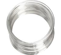 Creativ Alambre de memoria, grosor 0,8 mm, chapado en plata, FS, 1 unidad, aprox. 11,5 m