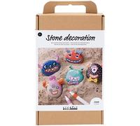 Creativ Children's Kit - Decorating Monsters Pebbles - 5 pcs (Importación USA)