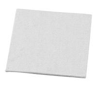 Creativ Company 10 x 10 cm 10 Piezas de algodón de Madera del Panel de la Lona, Blanca